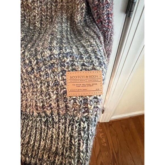 Scotch & Soda Gradient Multicolor Knit Sweater Cotton Blend Mens Sz XXL - Picture 4 of 7